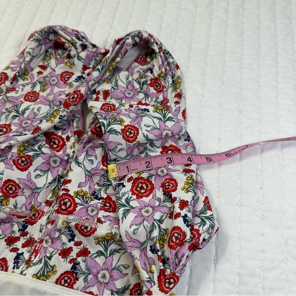 Anthropologie Floral One Piece Swimsuit  Tropical With Padding - Picture 7 of 14